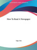 How To Read A Newspaper
