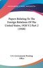 Papers Relating To The Foreign Relations Of The United States, 1920 V2 Part 2 (1920)