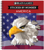 Brain Games - Sticker By Number: America (28 Images To Sticker)