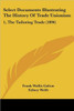 Select Documents Illustrating The History Of Trade Unionism: 1, The Tailoring Trade (1896)