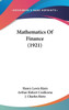 Mathematics Of Finance (1921)