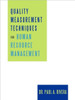 Quality Measurement Techniques for Human Resource Management