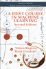 A First Course In Machine Learning (Chapman & Hall/Crc Machine Learning & Pattern Recognition)