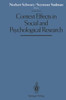 Context Effects in Social and Psychological Research