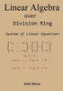 Linear Algebra over Division Ring: System of Linear Equations
