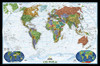 National Geographic: World Decorator Wall Map - Laminated (46 X 30.5 Inches) (National Geographic Reference Map)