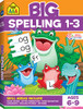 School Zone - Big Spelling Grades 1-3 Workbook - Ages 6 To 9, 1St Grade, 2Nd Grade, 3Rd Grade, Letter Sounds, Consonants, Vowels, Puzzles, Games, And More (School Zone Big Workbook Series)