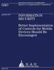 Better Implementation of Controls for Mobile Devices Should be Encouraged
