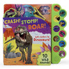 Crash! Stomp! Roar! Let'S Listen To Dinosaurs! 10-Button Sound Book, Gifts For Little Dino Lovers