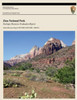 Zion National Park: Geologic Resource Evaluation Report