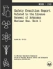Safety Evaluation Report Related to the License Renewal of Arkansas Nuclear One, Unit 1