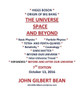 Higgs Boson, Origin of Big Bang -THE UNIVERSE, SPACE, AND BEYOND