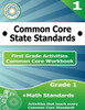 First Grade Common Core Workbook: Math Activities