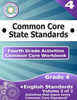 Fourth Grade Common Core Workbook: English Activities: Volume 2 of 2