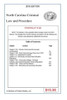 North Carolina Criminal Law and Procedure-Pamphlet 60