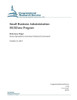 Small Business Administration HUBZone Program