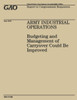 Army Industrial Operations: Budgeting and Management of Carryover Could Be Improved