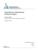 Small Business Administration HUBZone Program