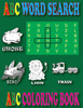 ABC Word Search and ABC Coloring Books: Children's Activity Books, Children's Coloring Books