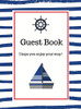 Nautical Guest Book Hardcover