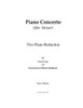 Piano Concerto (After Mozart) 2 piano arrangement: Experiments in Musical Intelligence