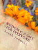 Wisdom Is For Everyone!