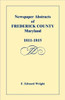 Newspaper Abstracts of Frederick County, Maryland, 1811-1815