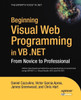 Beginning Visual Web Programming in VB .Net: From Novice to Professional