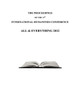The Proceedings of the 17th International Humanities Conference: All & Everything 2012