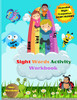 Amazing Sight Words Activity Book For Kids: Fun Activity Book To Trace, Find, Learn The High-Frequency Sight Words Kids Coloring Mandalas