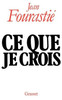 Ce que je crois
