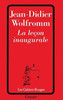 La leÃ§on inaugurale