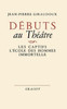 DÃ©buts au thÃ©Ã¢tre