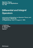 Differential and Integral Operators: International Workshop on Operator Theory and Applications, Iwota 95, in Regensburg, July 31-August 4, 1995
