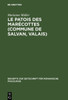 Le patois des MarÃ©cottes (Commune de Salvan, Valais)