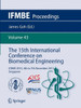 The 15th International Conference on Biomedical Engineering: Icbme 2013, 4th to 7th December 2013, Singapore