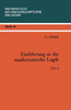 EinfÃ¼hrung in Die Mathematische Logik: Teil II PrÃ¤dikatenkalkÃ¼l Der Ersten Stufe