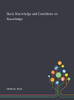 Basic Knowledge and Conditions on Knowledge - Hardcover
