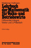 Lehrbuch Der Mathematik Für Volks- Und Betriebswirte: Differential, Integral, Vektor Und Lp-Bereich