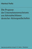 Die Prognose Des Unternehmens- Wachstums Aus JahresabschlÃ¼ssen Deutscher Aktiengesellschaften