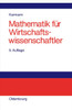 Mathematik fÃ¼r Wirtschaftswissenschaftler