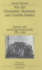 Von Der Deutschen Akademie Zum Goethe-Institut: Sprach- Und Auswärtige Kulturpolitik 1923-1960