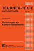 Vorlesungen Zur KomplexitÃ¤tstheorie