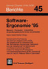 Software-Ergonomie '95: Mensch -- Computer -- Interaktion. Anwendungsbereiche Lernen Voneinander