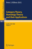 Category Theory, Homology Theory and Their Applications. Proceedings of the Conference Held at the Seattle Research of the Battelle Memorial Institute