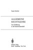 Allgemeine Rechtslehre: Zur EinfÃ¼hrung in Die Rechtswissenschaft