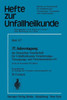 37. Jahrestagung Der Deutschen Gesellschaft Für Unfallheilkunde, Versicherungs-, Versorgungs- Und Verkehrsmedizin E.V.: 22. Bis 24. November 1973, Ber