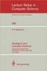 Analogical and Inductive Inference: International Workshop Aii'86 Wendisch-Rietz, Gdr, October 6-10, 1986, Proceedings
