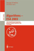 Algorithms - ESA 2003: 11th Annual European Symposium, Budapest, Hungary, September 16-19, 2003, Proceedings