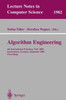 Algorithm Engineering: 4th International Workshop, Wae 2000 SaarbrÃ¼cken, Germany, September 5-8, 2000 Proceedings